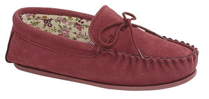 Ladies Red Moccasins