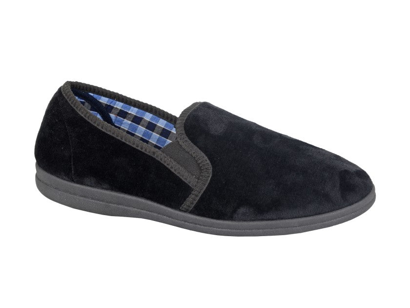 Mens Twin Gusset Slipper