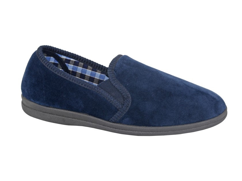 Mens Twin Gusset Slipper