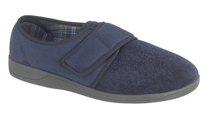 Mens Touch Fastening Slipper